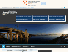 Tablet Screenshot of eastcoastsurfcasters.com